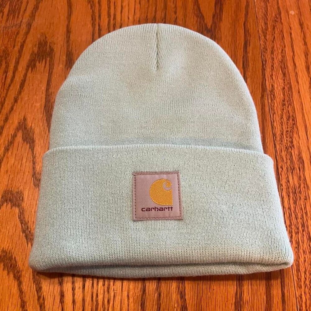 Carhartt-wip Women's Light Green Ribbed Beanie